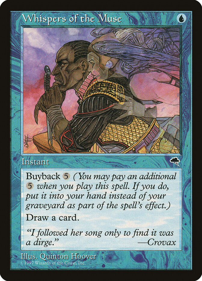 Whispers of the Muse card front