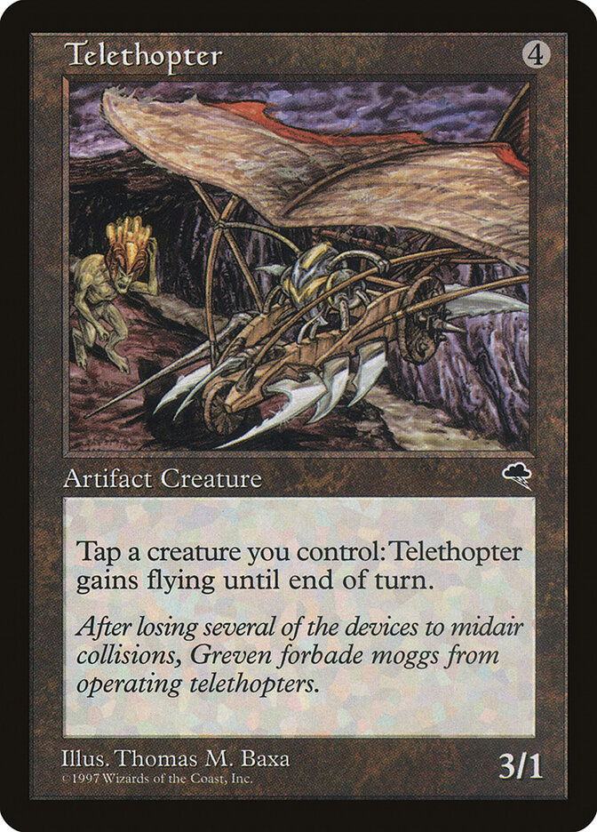 Telethopter card front
