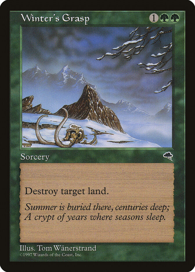 Winter's Grasp card front
