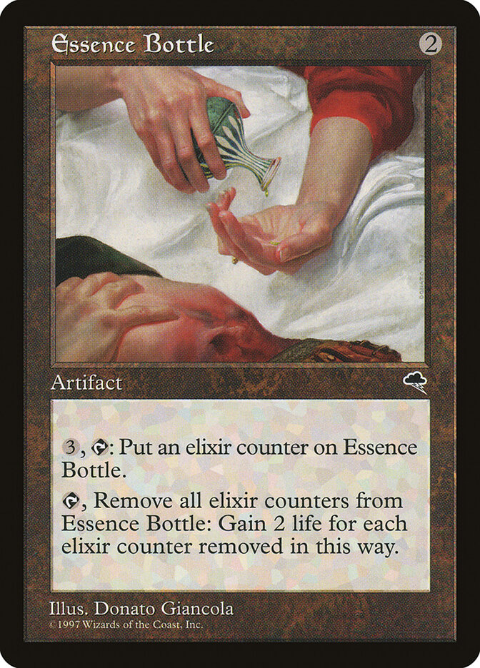 Essence Bottle card front
