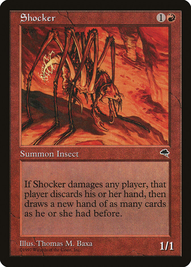 Shocker card front