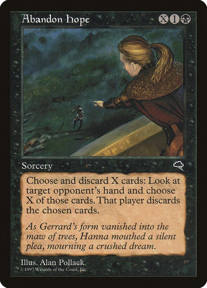 Abandon Hope card front