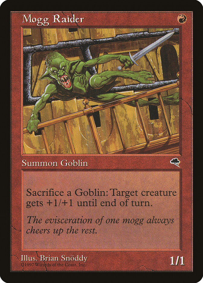 Mogg Raider card front
