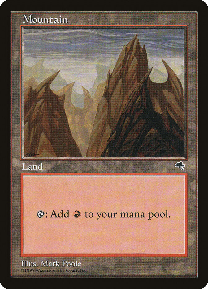 Mountain card front
