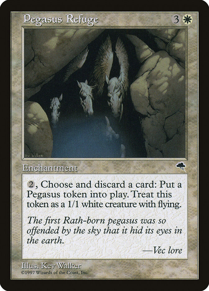Pegasus Refuge card front