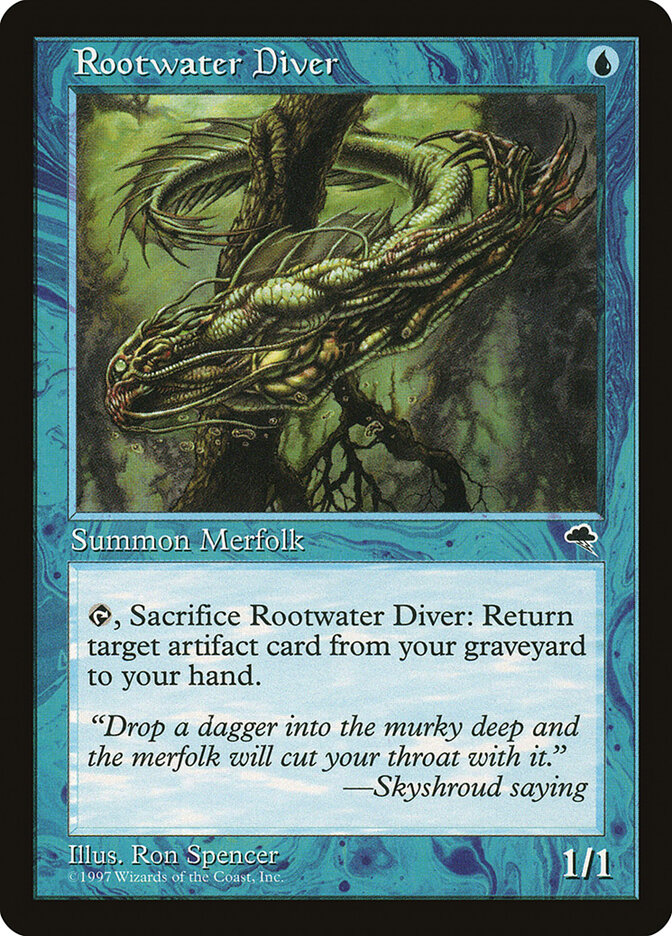 Rootwater Diver card front
