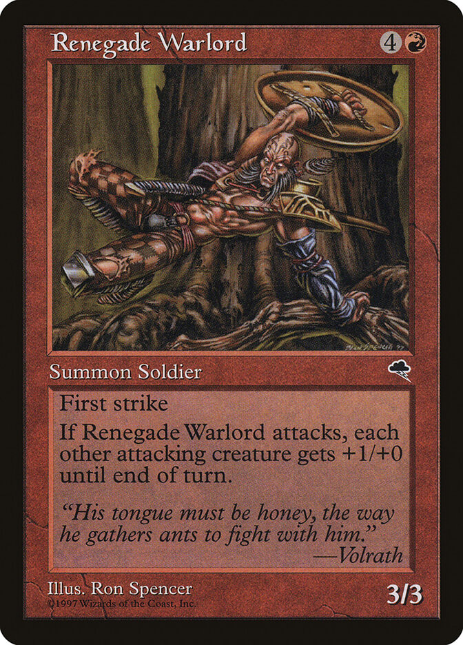 Renegade Warlord card front