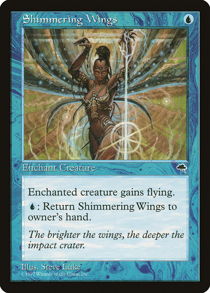 Shimmering Wings card front