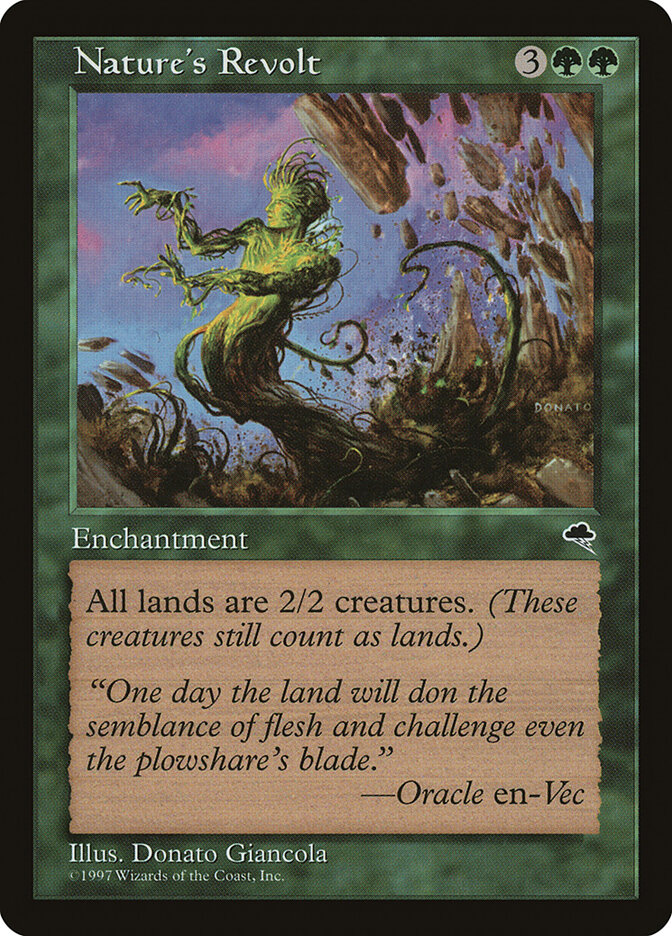 Nature's Revolt card front
