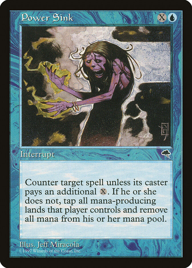 Power Sink card front