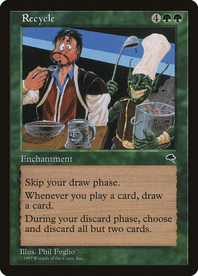 Recycle card front
