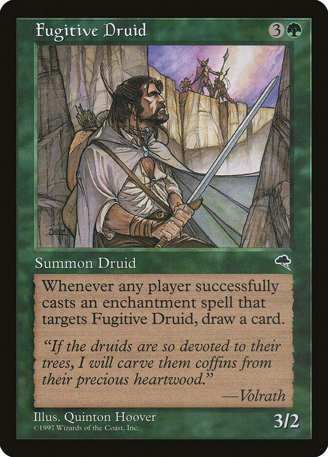 Fugitive Druid card front