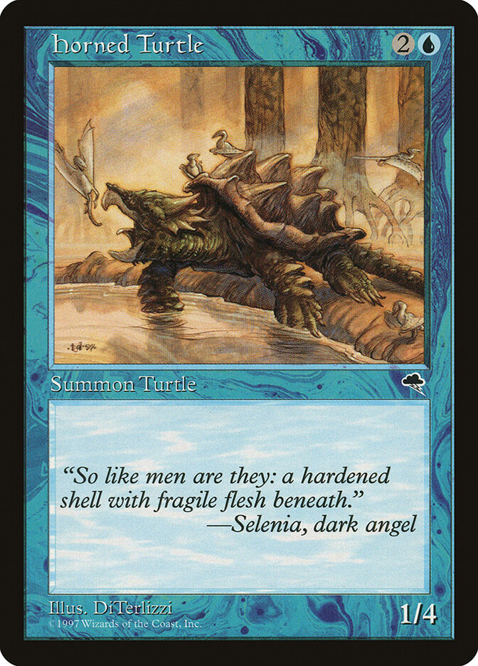Horned Turtle card front