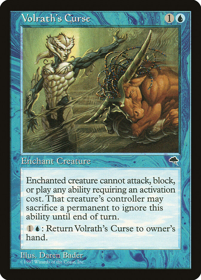 Volrath's Curse card front