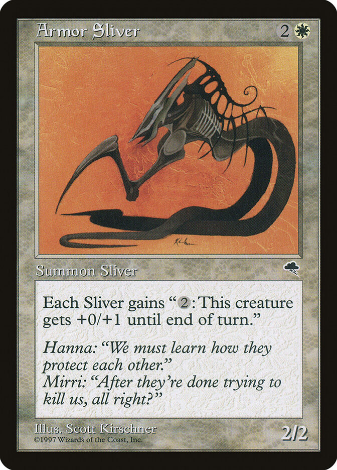 Armor Sliver card front