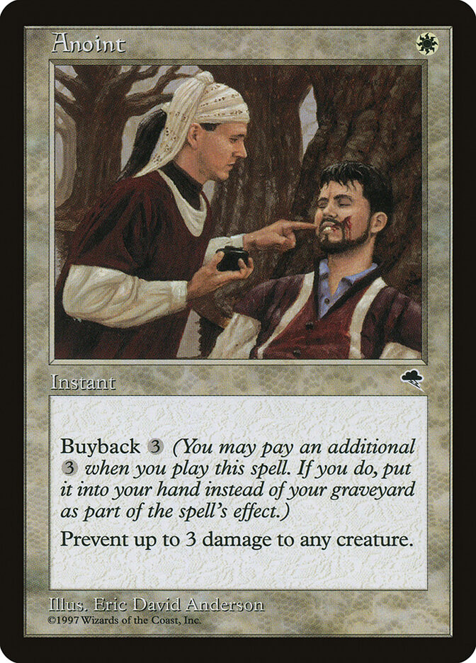 Anoint card front