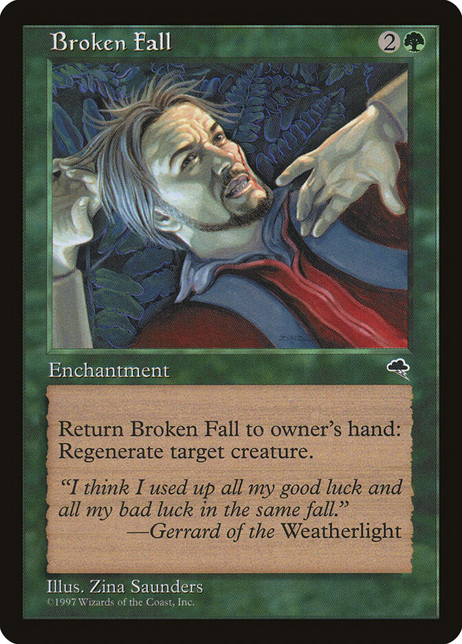 Broken Fall card front
