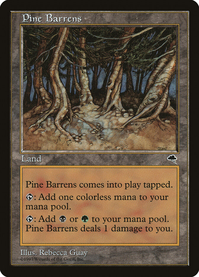 Pine Barrens card front