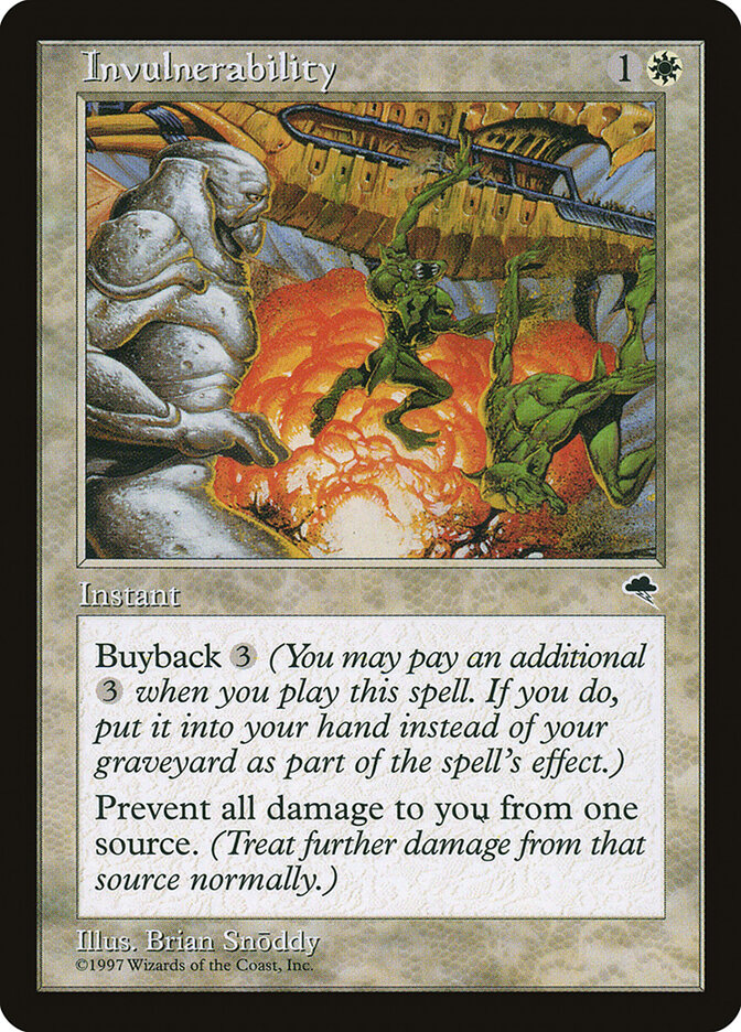Invulnerability card front