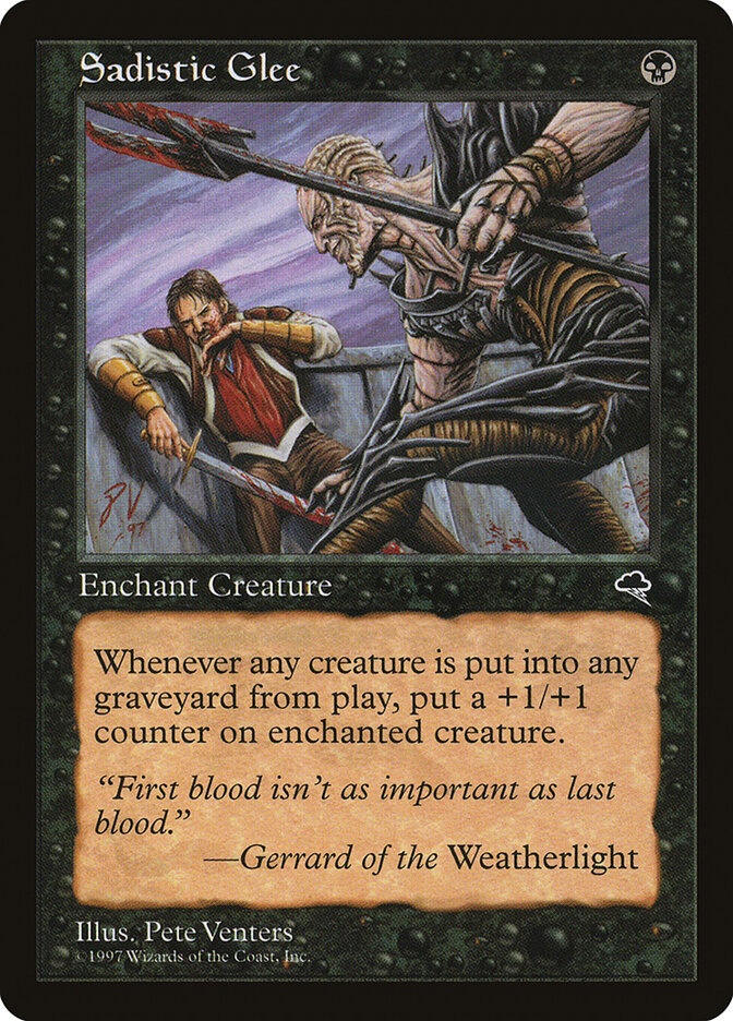 Sadistic Glee card front