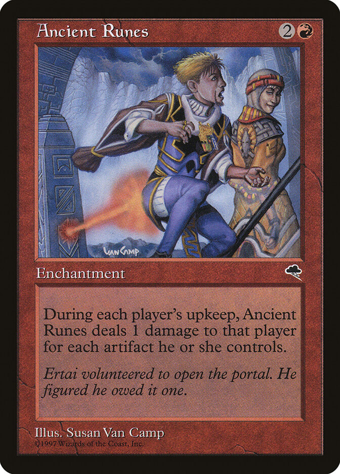 Ancient Runes card front