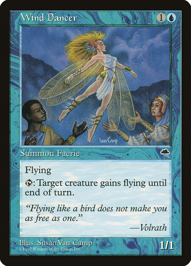 Wind Dancer card front