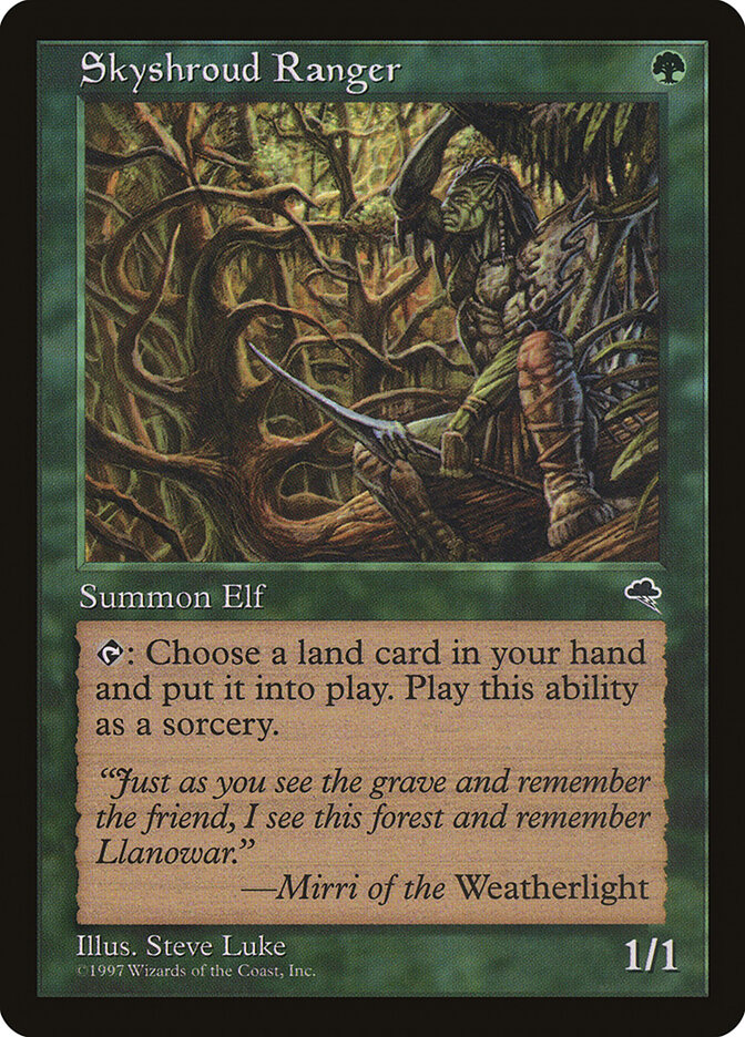 Skyshroud Ranger card front