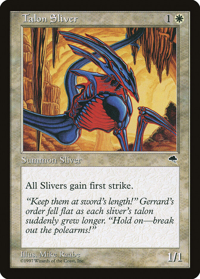 Talon Sliver card front