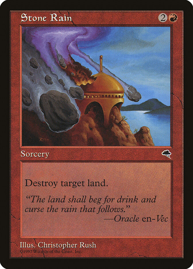 Stone Rain card front