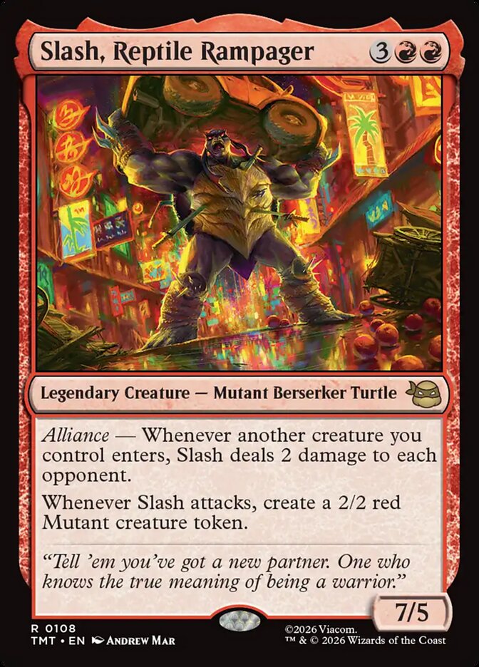 Slash, Reptile Rampager card front