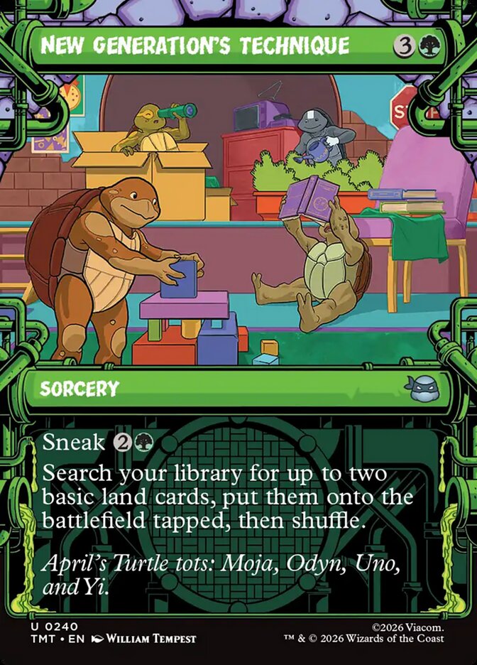New Generation's Technique card front