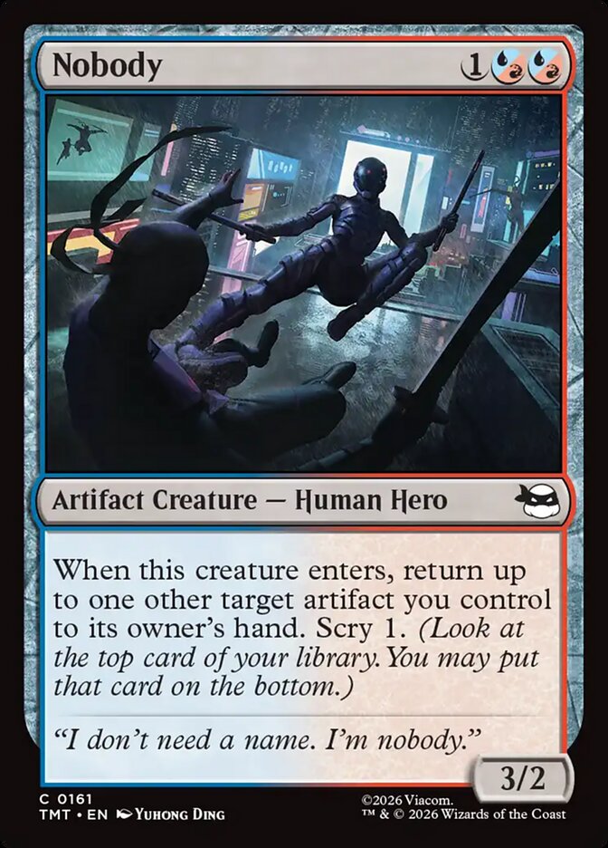 Nobody card front
