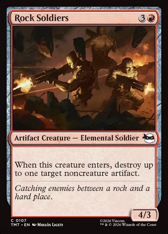 Rock Soldiers card front
