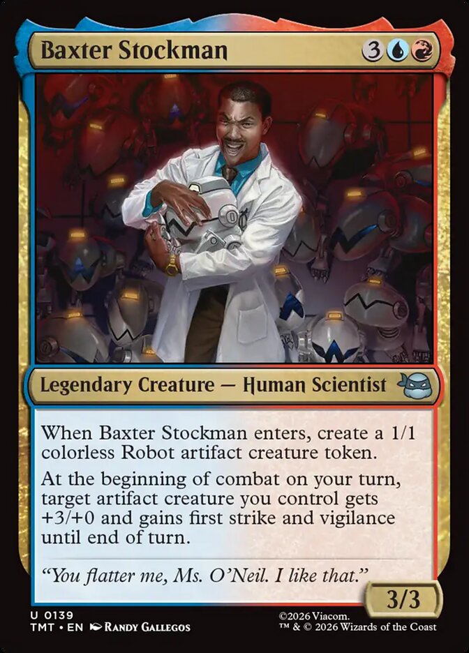 Baxter Stockman card front