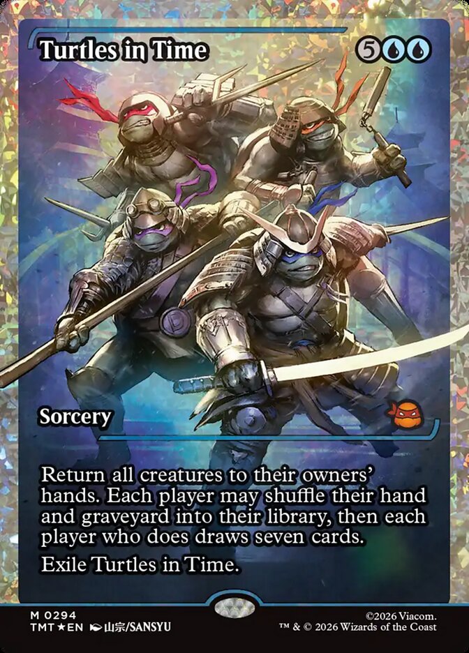Turtles in Time card front
