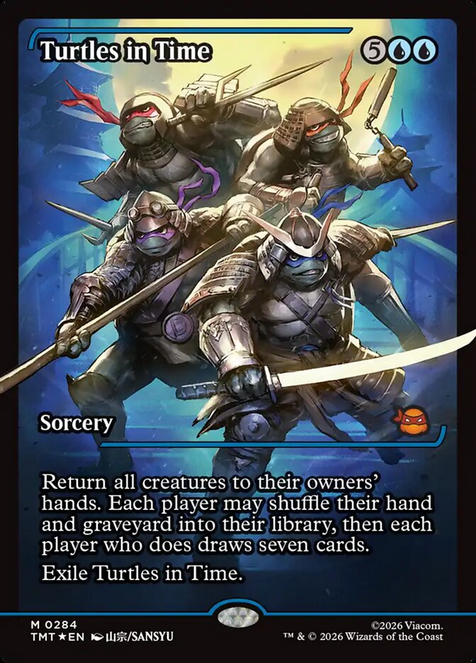 Turtles in Time card front