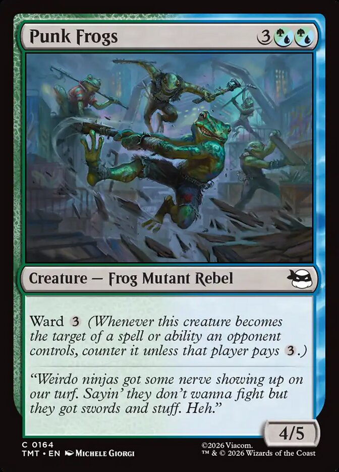 Punk Frogs card front