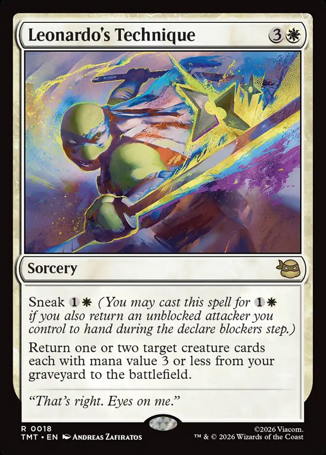 Leonardo's Technique card front