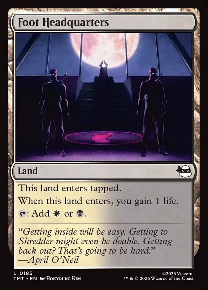 Foot Headquarters card front