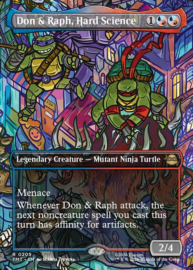 Don & Raph, Hard Science card front
