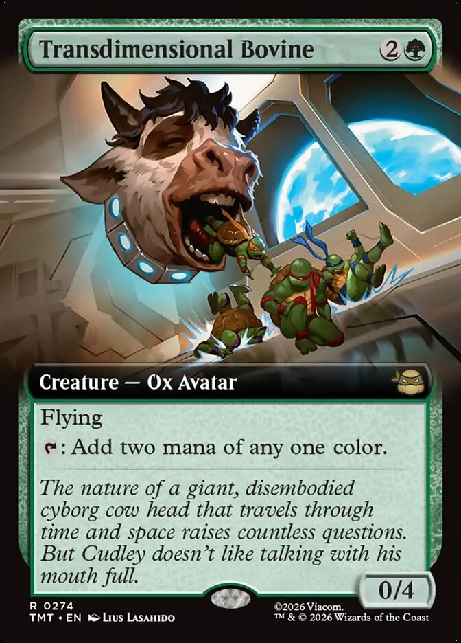 Transdimensional Bovine card front