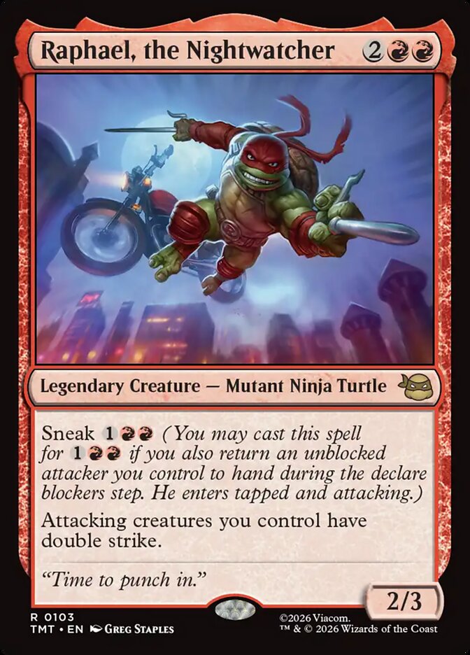 Raphael, the Nightwatcher card front