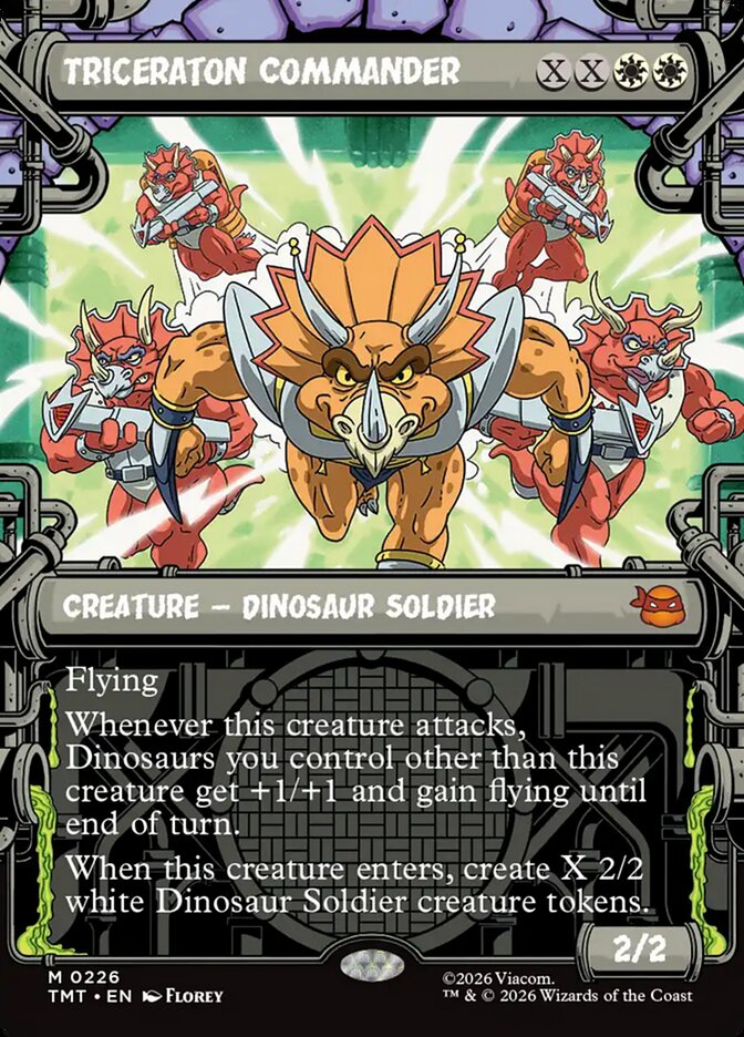 Triceraton Commander card front