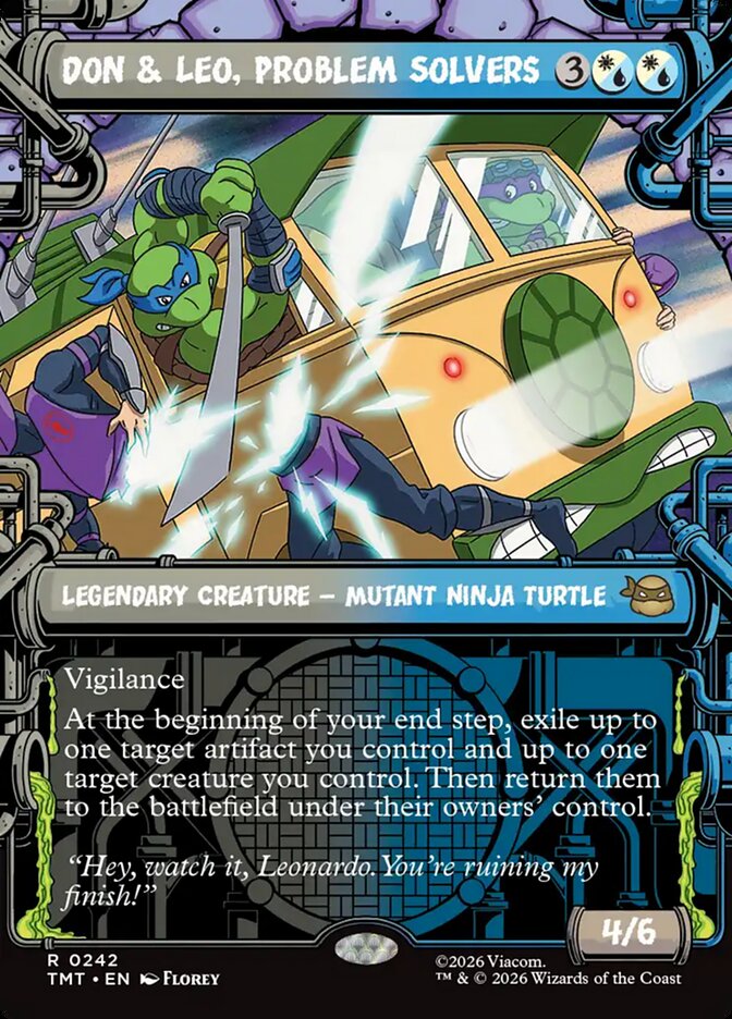 Don & Leo, Problem Solvers card front