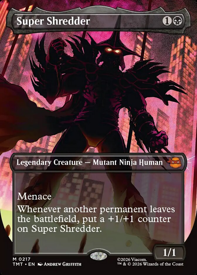 Super Shredder card front