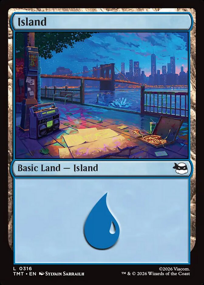 Island card front