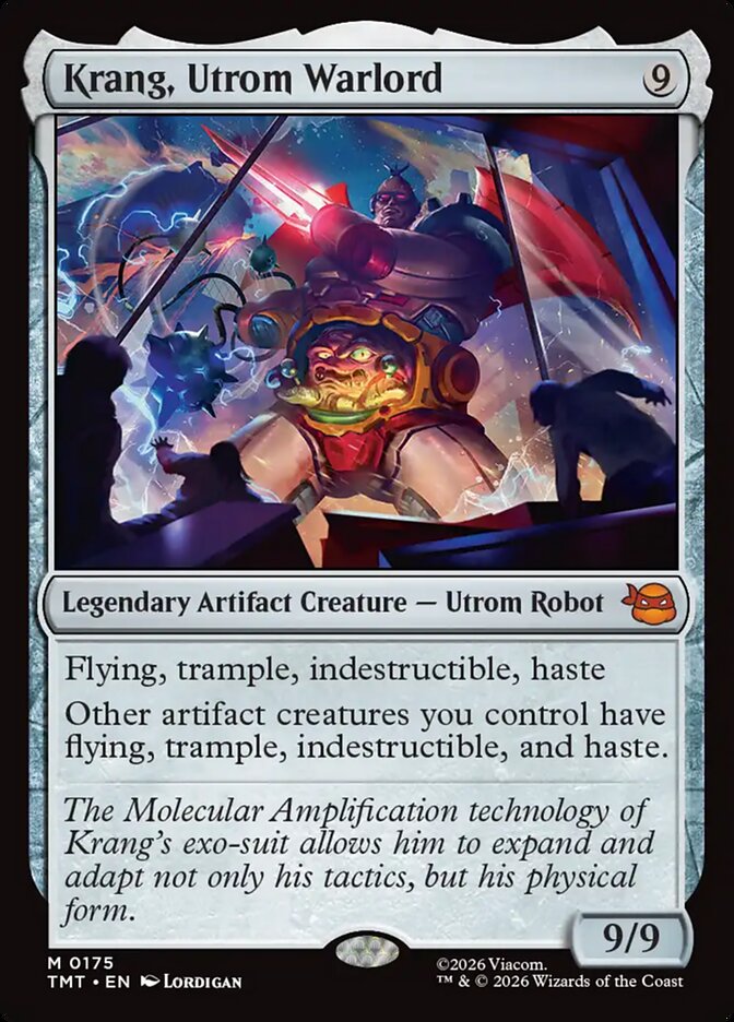 Krang, Utrom Warlord card front