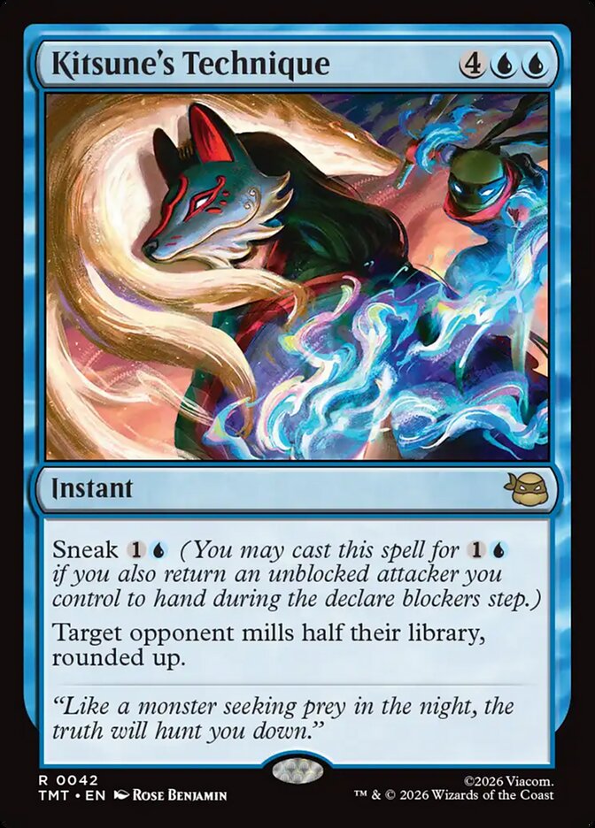 Kitsune's Technique card front
