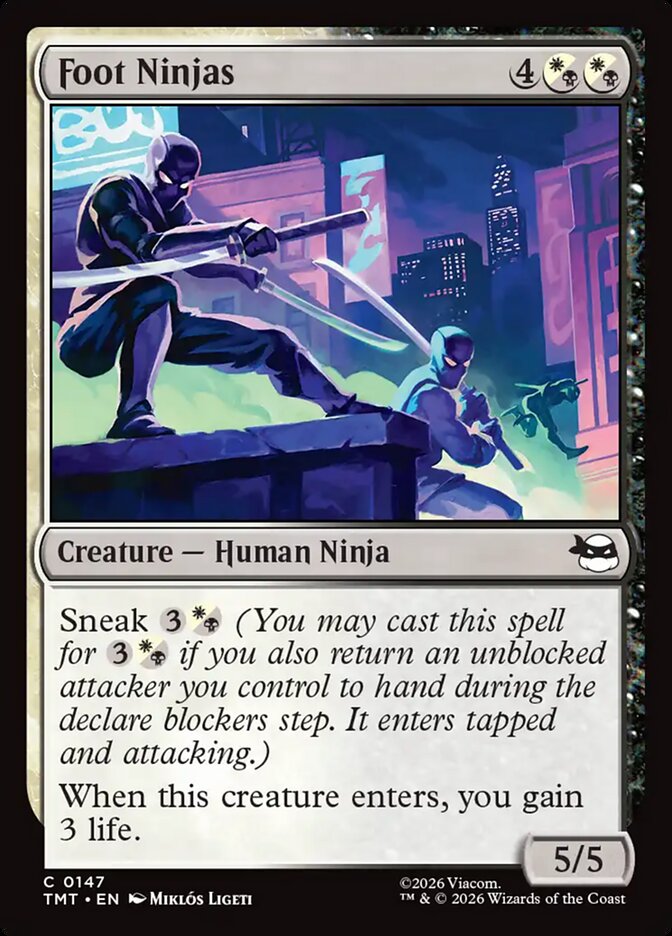 Foot Ninjas card front