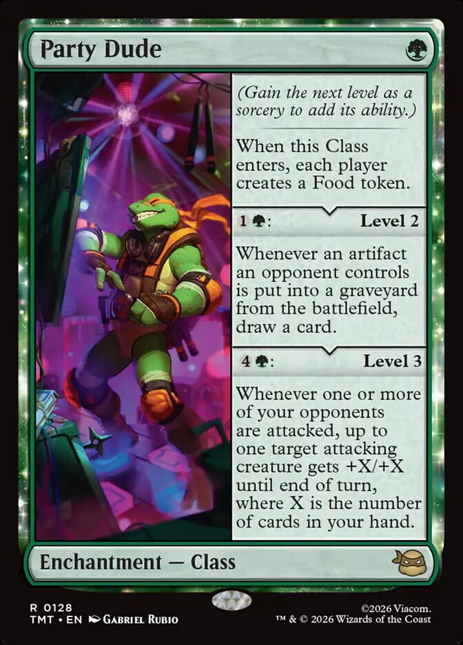 Party Dude card front